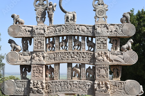 Sanchi stupa architecture Madhya Pradesh India