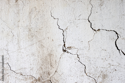 Classic wall background with cracks, scratches and place for text. Old texture for design.