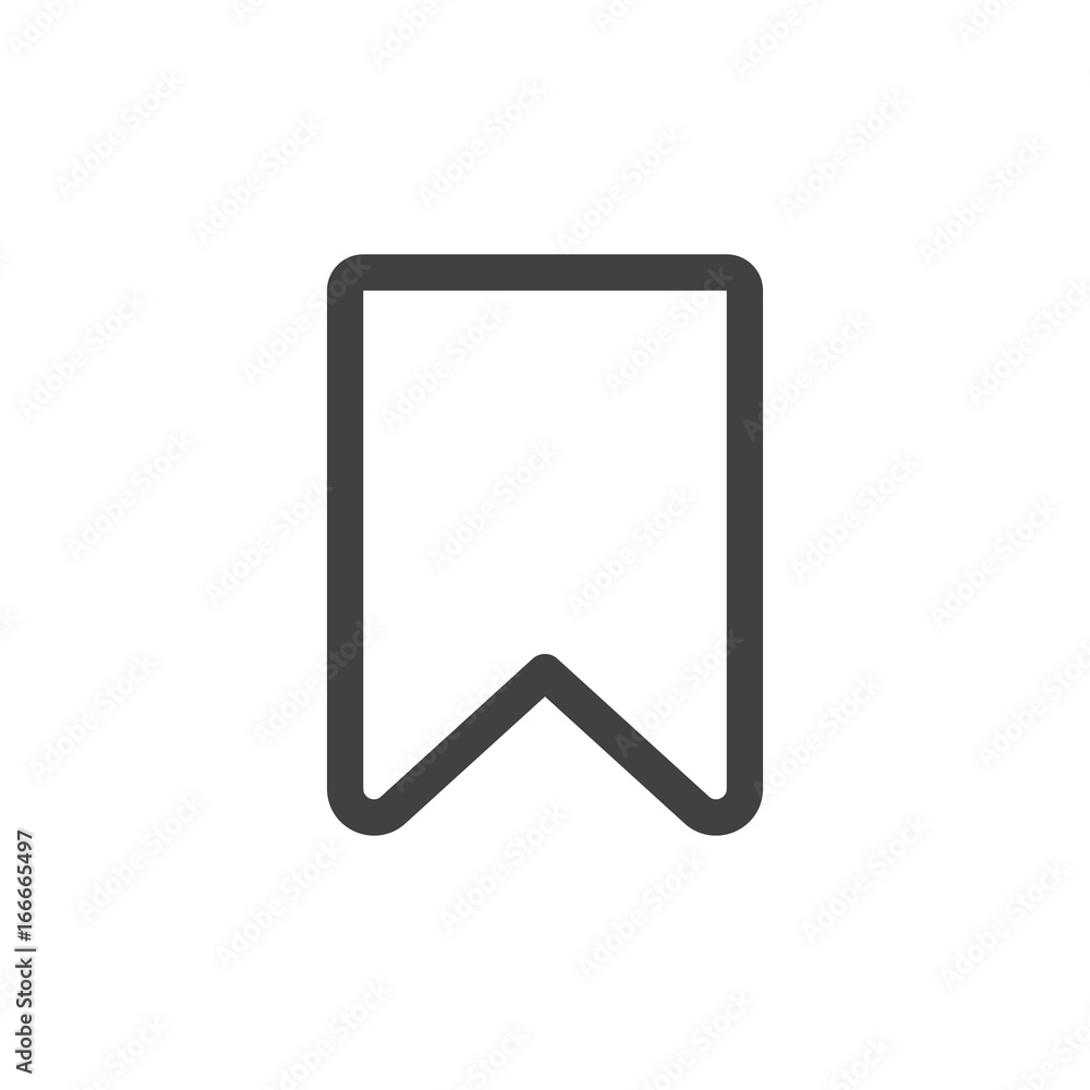 Bookmark line simple icon, outline vector sign, linear style pictogram isolated on white. Symbol, logo illustration. Editable stroke. Pixel perfect vector graphics Bookmark line simple icon, outline vector sign, linear style pictogram isolated on white. Symbol, logo illustration. Editable stroke. Pixel perfect vector graphics