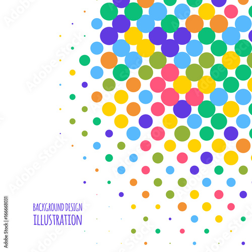 vector color dot background