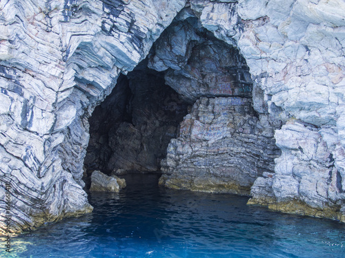 The blue cave