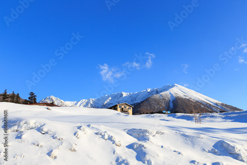 博労座からの大山北壁 -雪景-