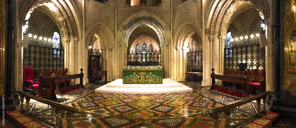 Intérieur de la cathédrale Christ Church de Dublin, Irlande