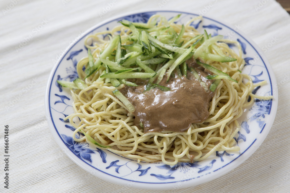 cold noodles with sesame sauce