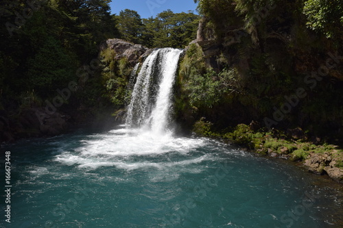 waterfall in new-zealand