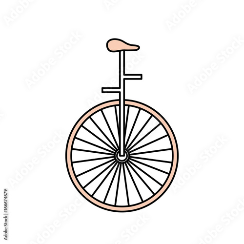 Circus unicycle wheel