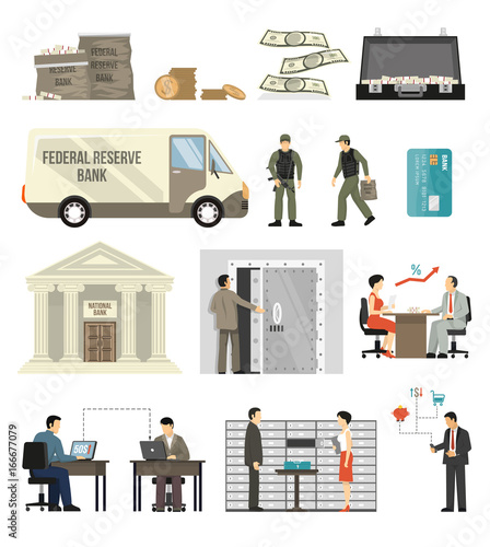 Flat Banking Set