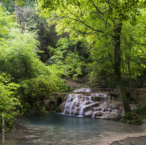 Fototapeta Naklejka Na Ścianę i Meble -  waterfall in the mountain