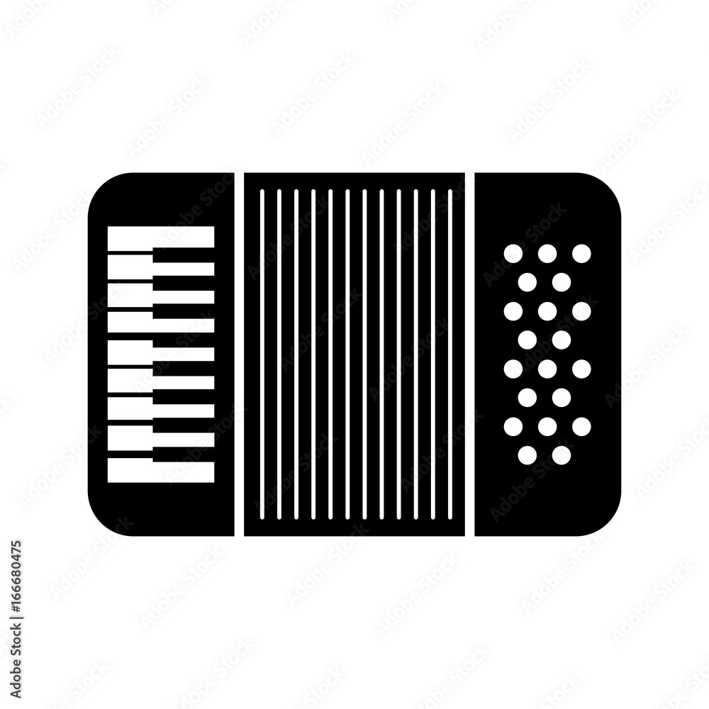 accordion musical instrument icon vector illustration design accordion musical instrument icon vector illustration design