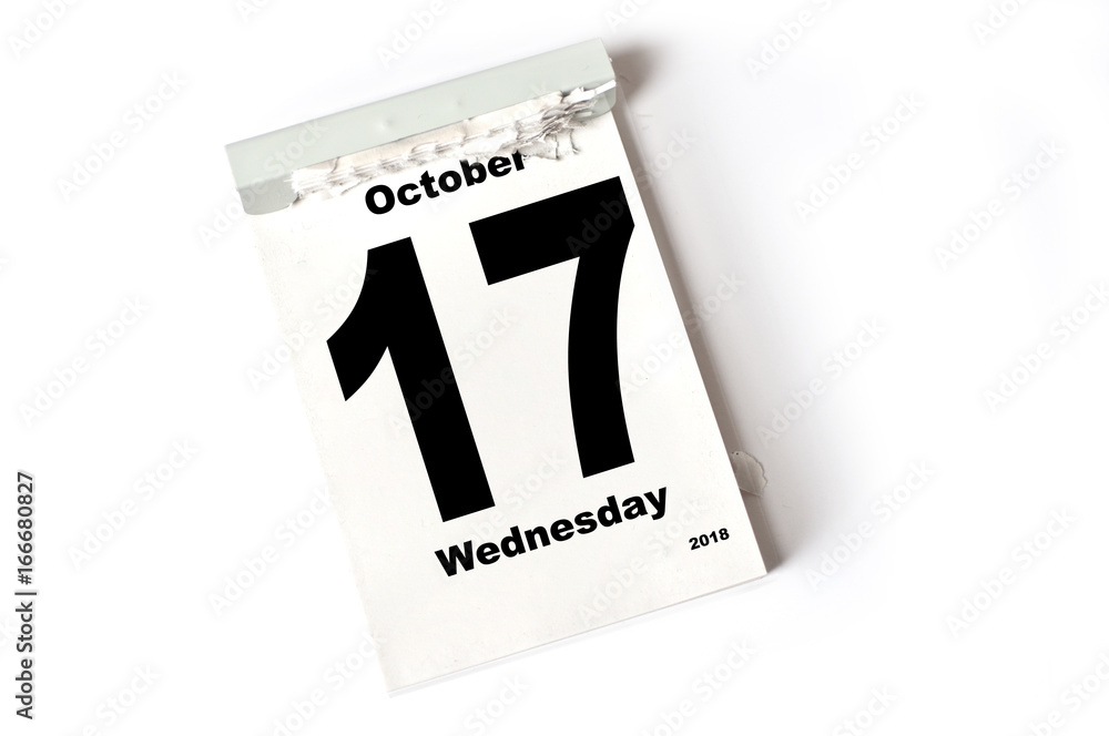 17. October 2018 17. October 2018