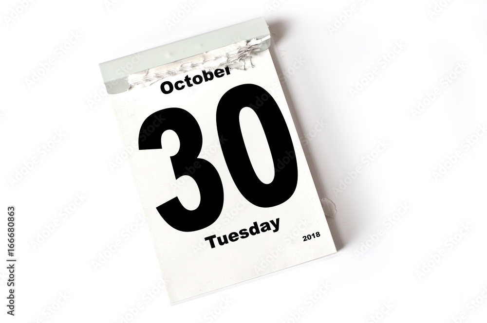 30. October 2018 30. October 2018