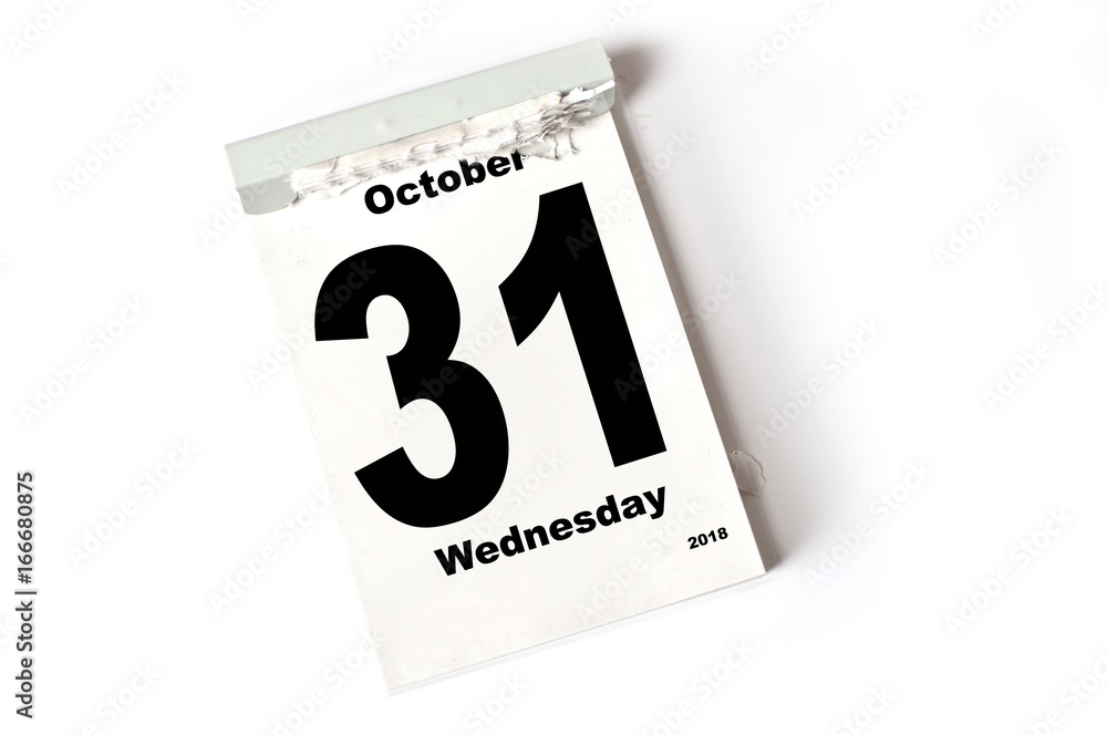 31. October 2018 31. October 2018