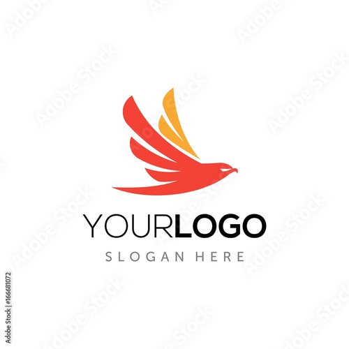 Eagle Illustration Logo Vector
