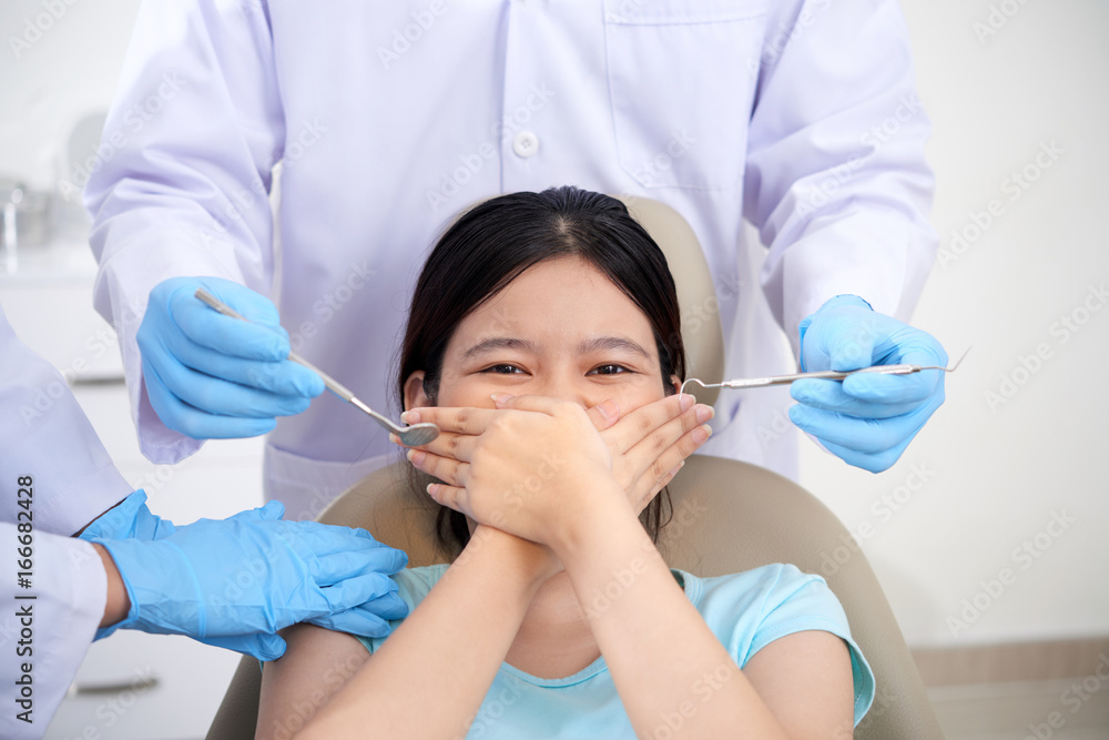 Afraid of teeth treatment Afraid of teeth treatment