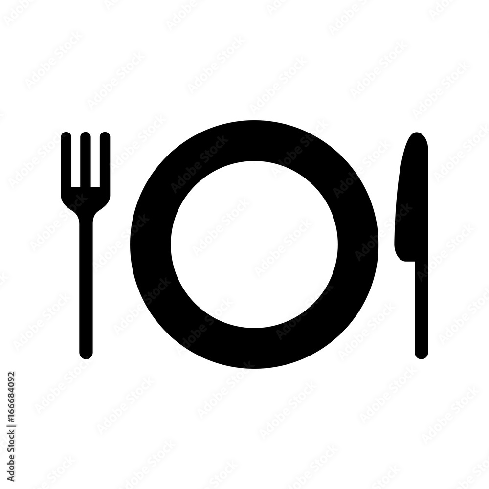 dish with cutlery kitchen vector illustration design dish with cutlery kitchen vector illustration design