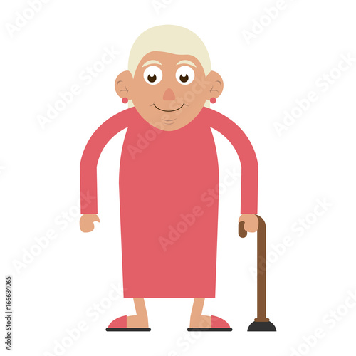 cute elderly person icon image