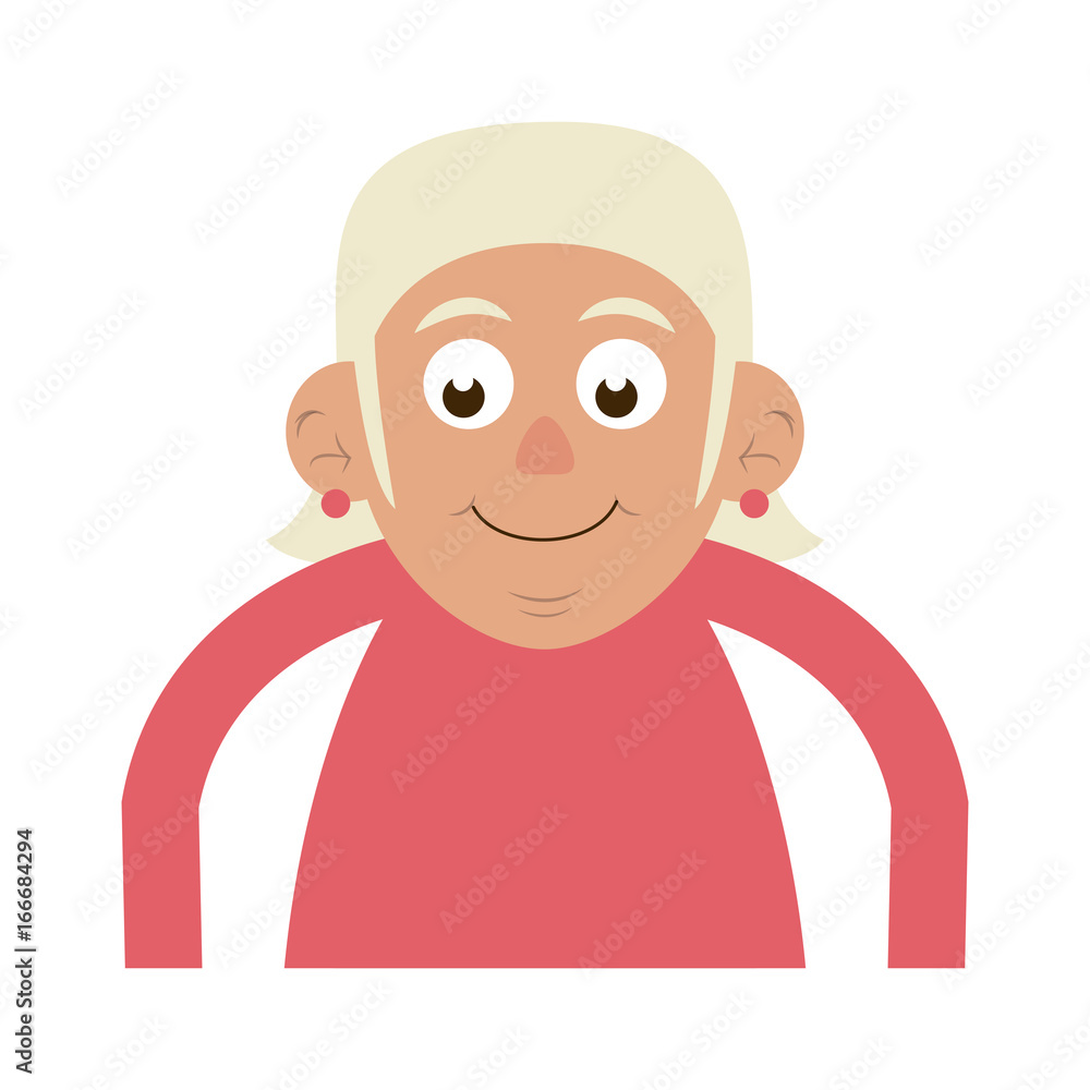 cute elderly person icon image