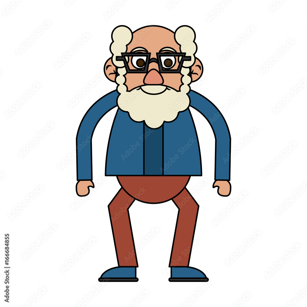 cute elderly person icon image