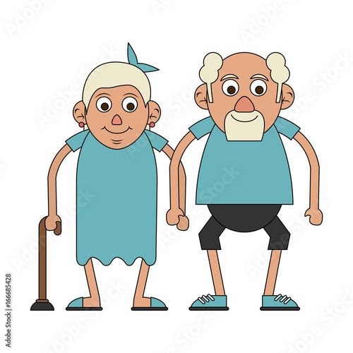 cute elderly person icon image