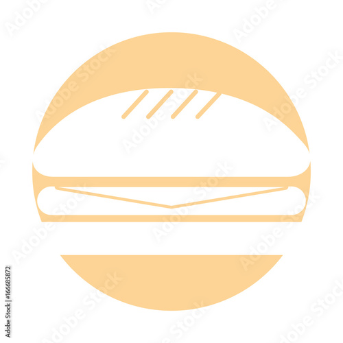 delicious burger isolated icon vector illustration design