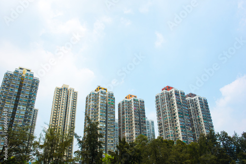 Buildings in Tai Po Hong Kong