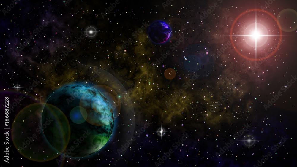 Obraz premium Открытый космос