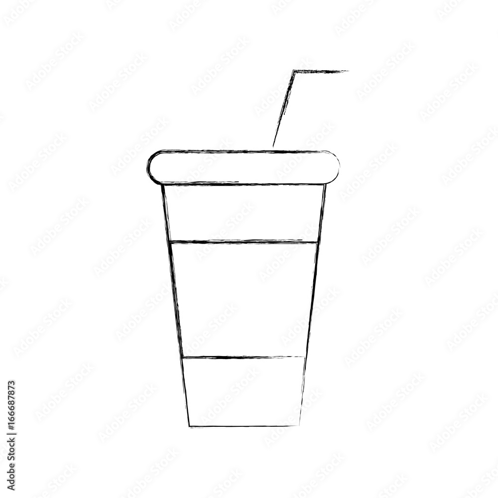 soda plastic cup icon vector illustration design soda plastic cup icon vector illustration design