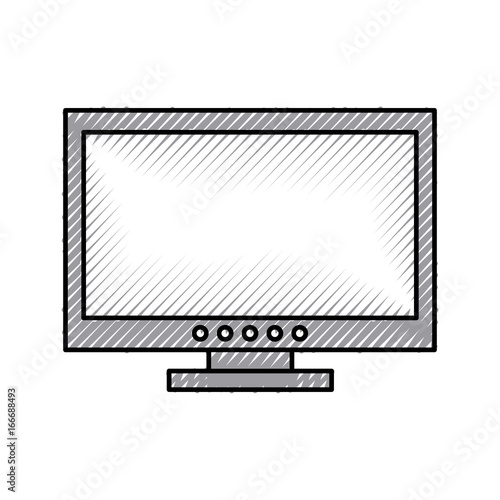 tv plasma isolated icon vector illustration design