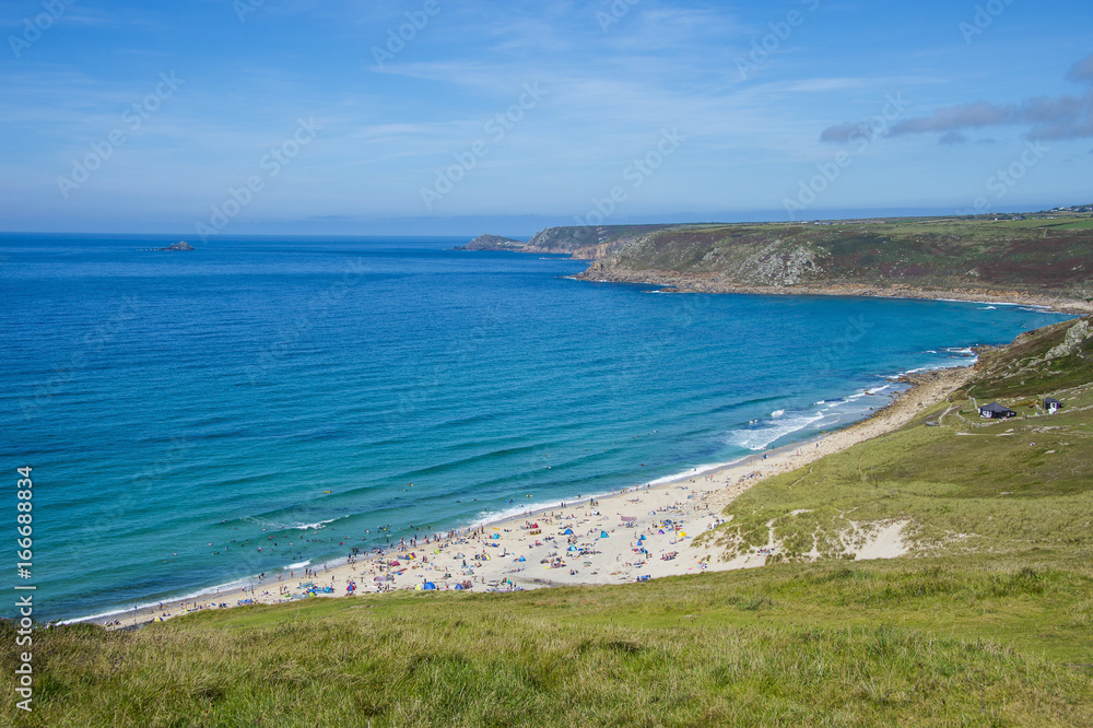 View over Sennen Cove, Cornwall View over Sennen Cove, Cornwall