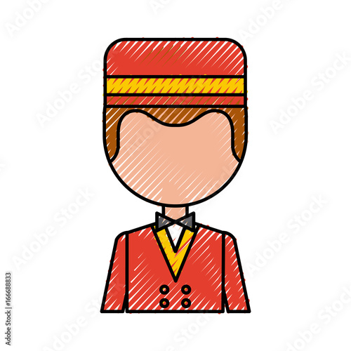boybell avatar character icon vector illustration design