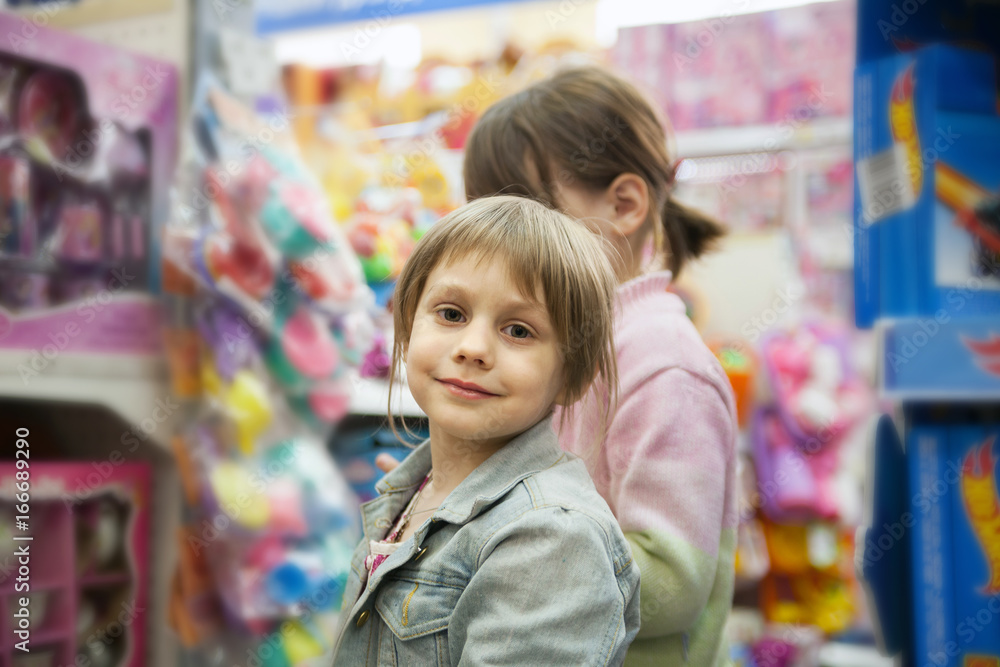  child in   toy store