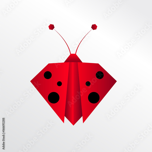 Origami ladybug