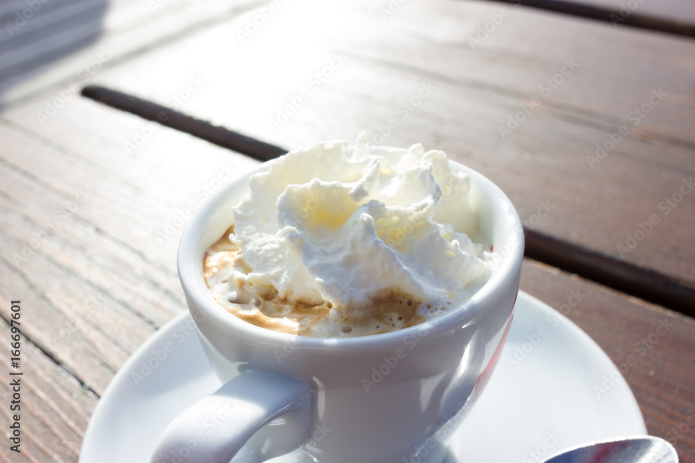 Tasty Coffee with cream Tasty Coffee with cream