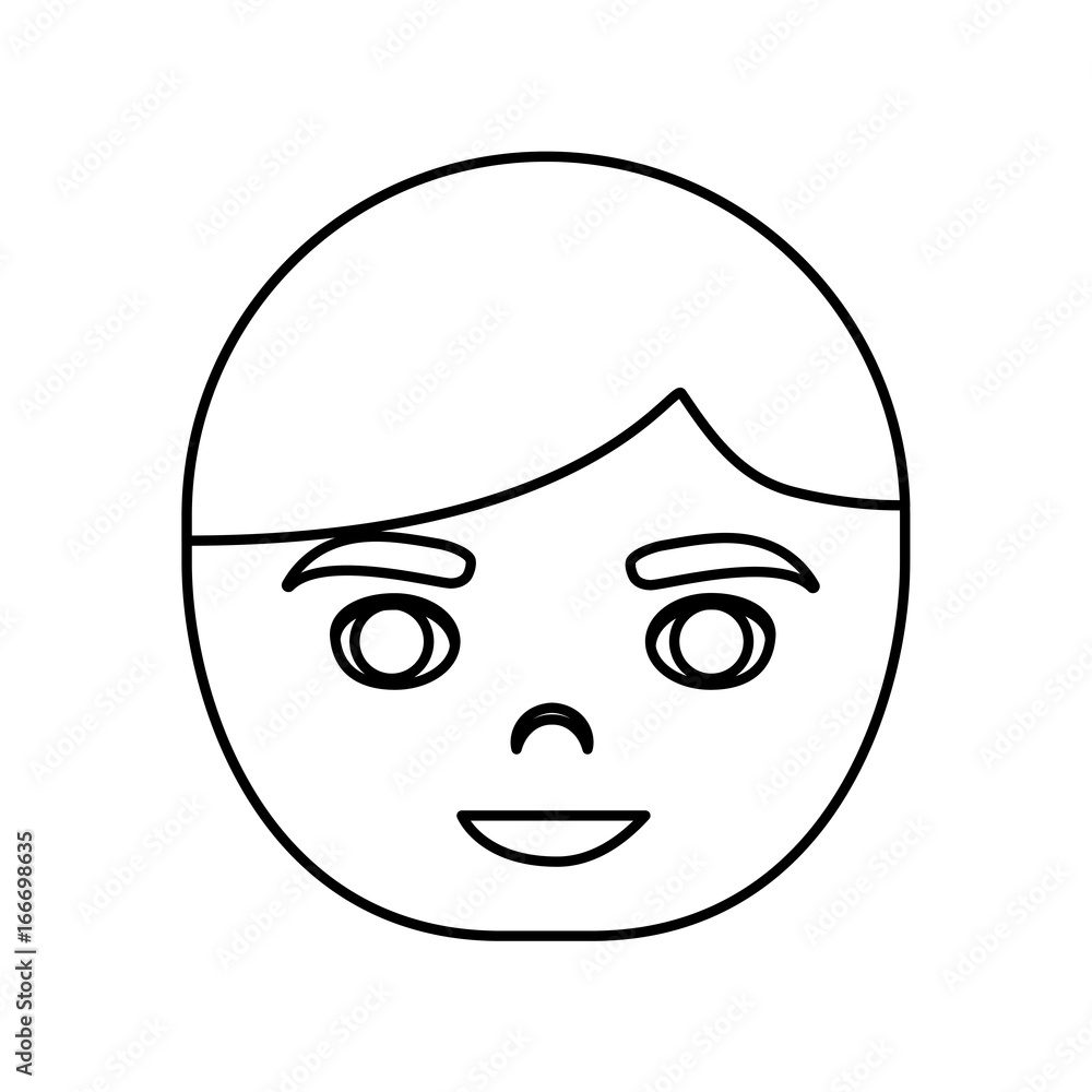 cartoon man face icon cartoon man face icon