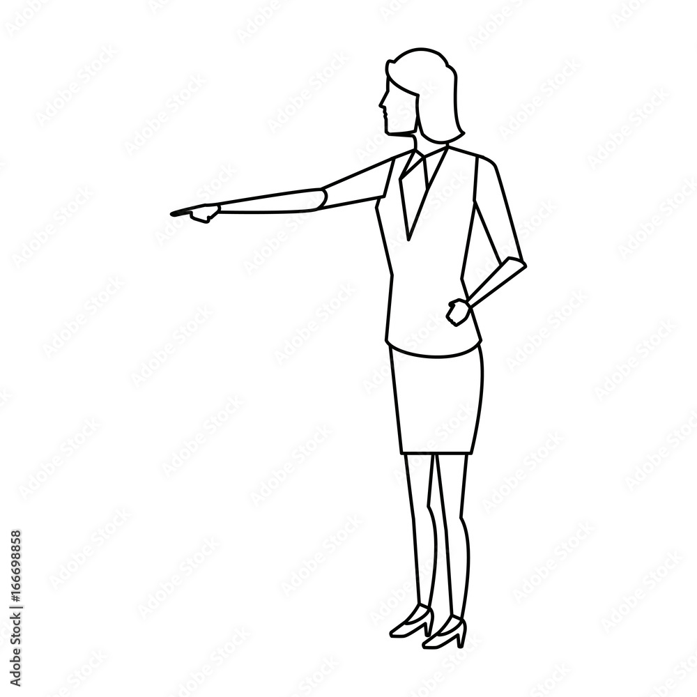 businesswoman full length gesturing with her hands businesswoman full length gesturing with her hands