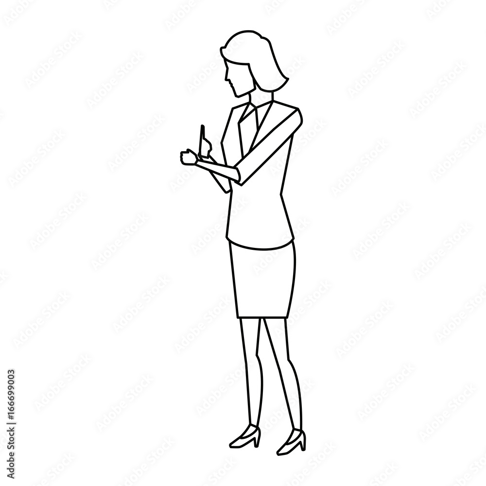 businesswoman full length gesturing with her hands businesswoman full length gesturing with her hands