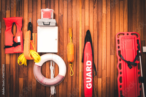 lifeguard equipment and rescue equipment for the rescue of drowning
