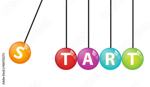 Start farbenfroh