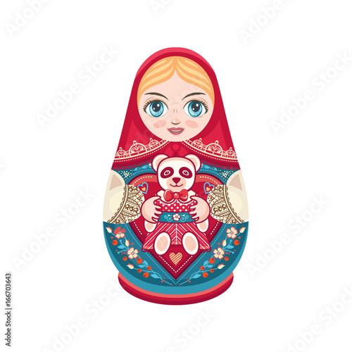 Matryoshka. Babushka doll.