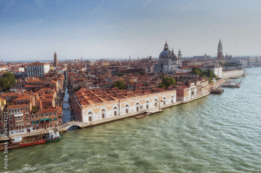 Editorial Venice, Italy - August 25, 2013: Venice, a city in northeastern Italy and the capital of the Veneto region. It is situated across a group of 118 small islands
