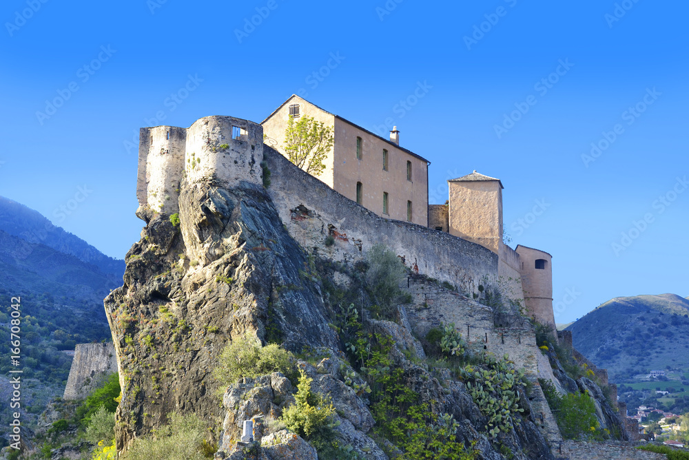 Point Belvedere, Citadel, Corte, Corsica, France