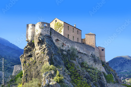 Point Belvedere, Citadel, Corte, Corsica, France