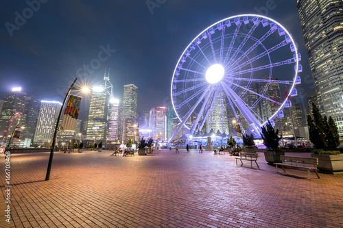 Photography night of  the hongkong