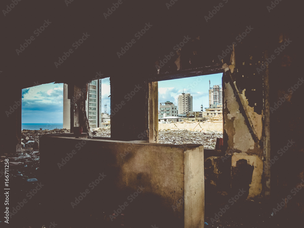 Fototapeta premium podróżujący Liban