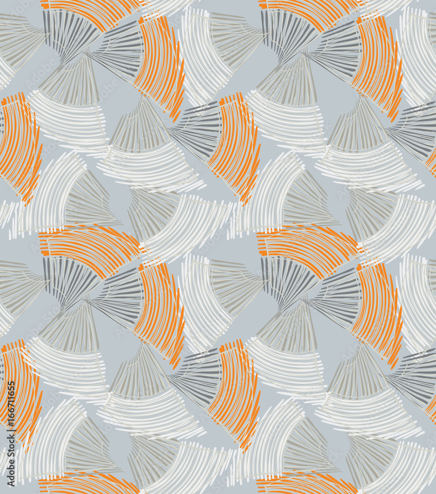 Abstract sea shell gray and orange Abstract sea shell gray and orange
