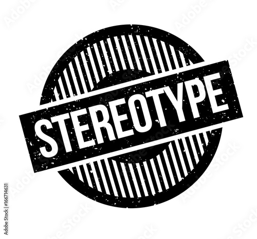 Stereotype rubber stamp. Grunge design with dust scratches. Effects can be easily removed for a clean, crisp look. Color is easily changed. photo