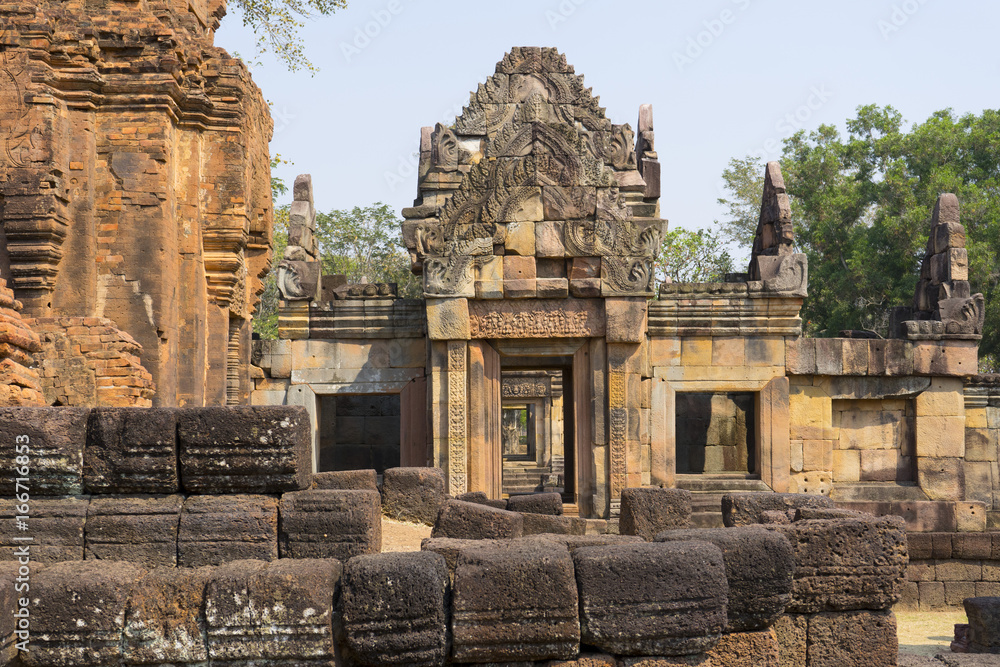 Prasat Hin Muang Tam, the Ancient Sanctuary in Buriram , Thailand