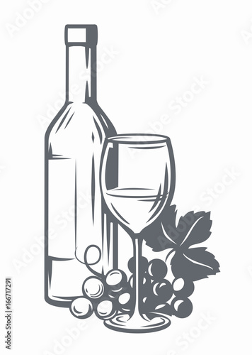 Sketch of wine