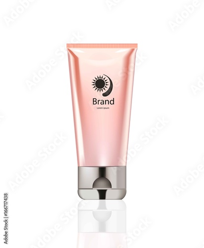 Vector realistic Cosmetics set package. Hydration cream, hand cream and lotion. Perfect for advertising, flyer, banner, poster. 3d illustration