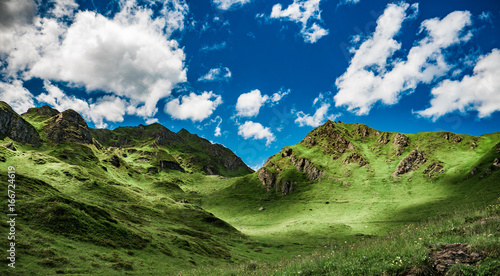 Alpenlandschaft im Sommer, Schlossalm Bad Hofgastein, Österreich photo